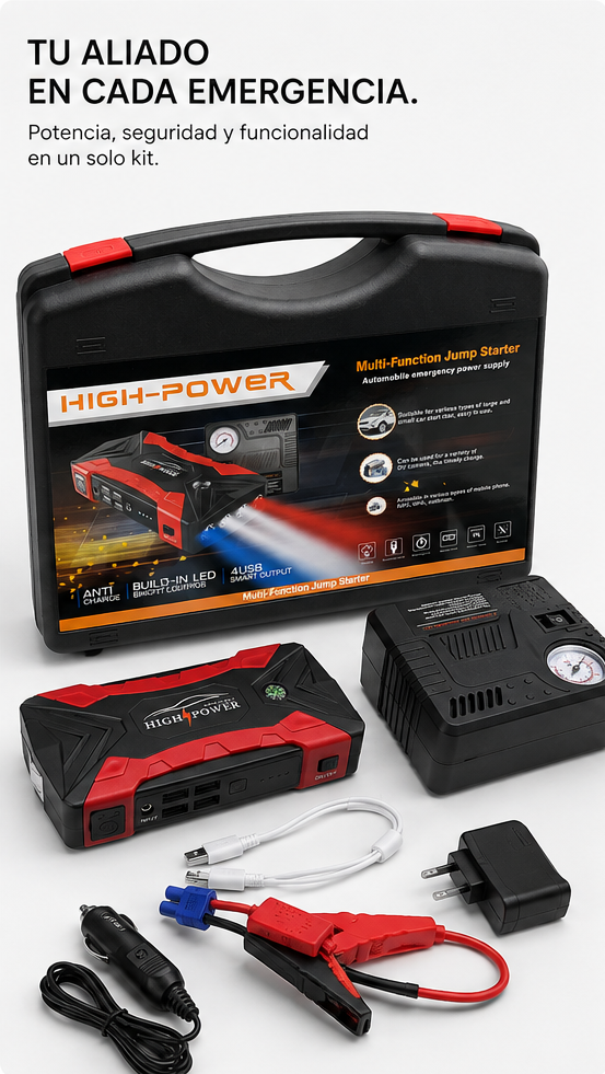 Kit Profesional de Emergencias para Vehículos